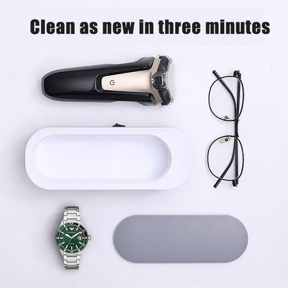 Portable Ultrasonic Jewelry Cleaner - Multi-Purpose Cleaning Machine for Rings, Watches & Glasses